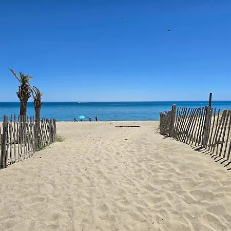 Cosy T2, Vue Mer, - Clim, Wifi & Parking Daire Le Barcarès