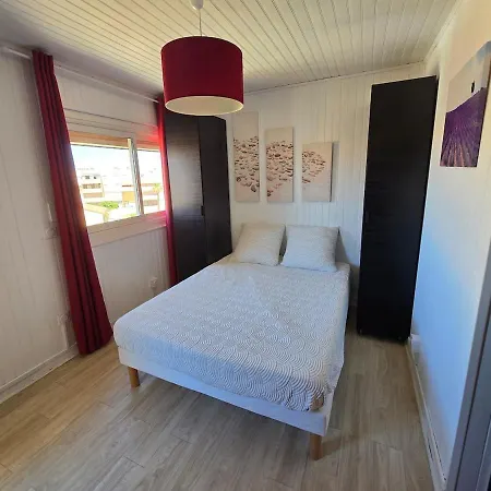 Daire Cosy T2, Vue Mer, - Clim, Wifi & Parking Le Barcarès
